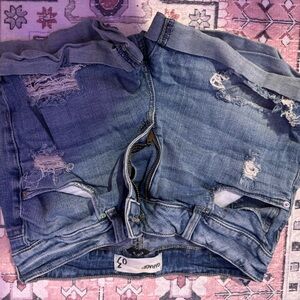 Garage Blue Boyfriend Jeans Distressed Casual